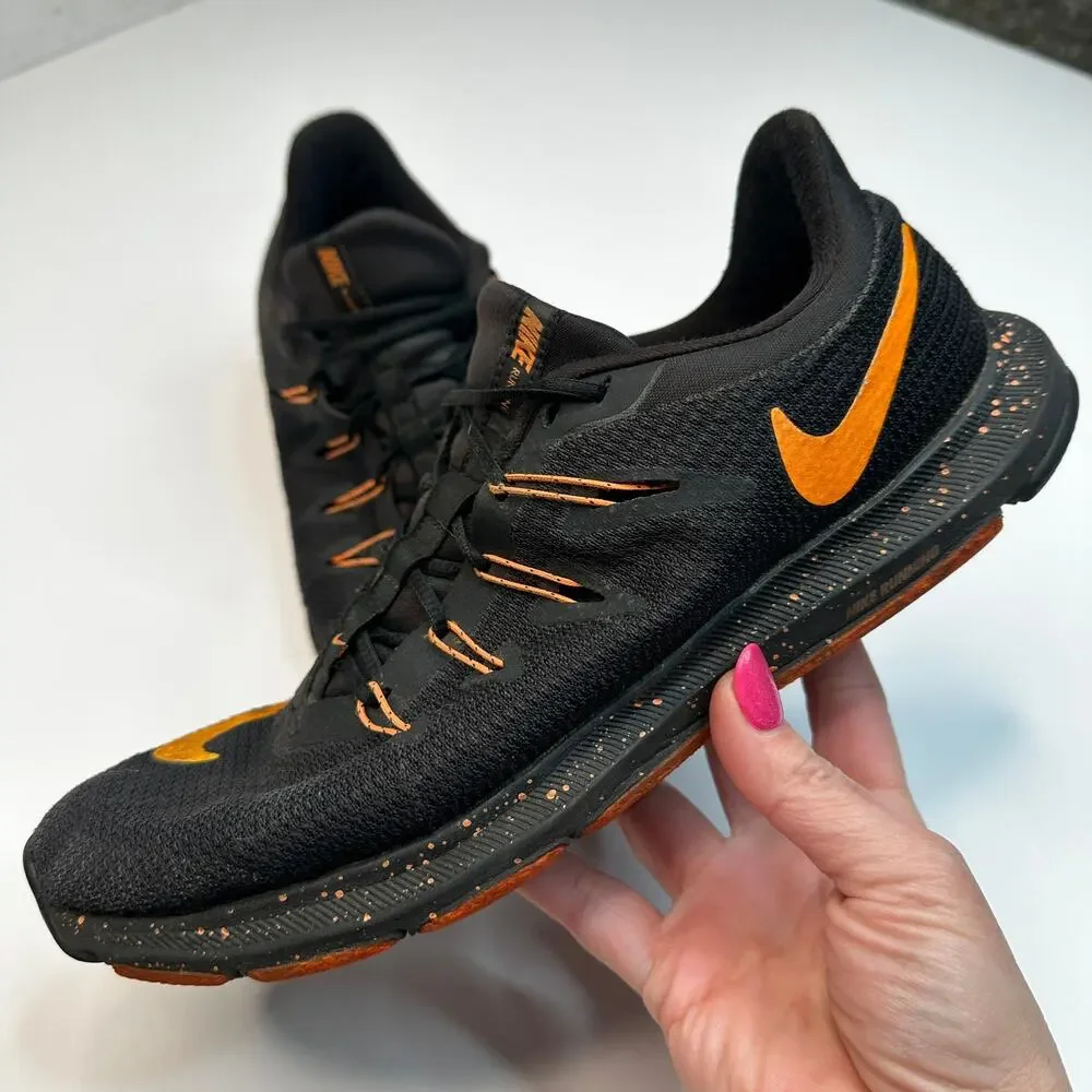 Nike Quest HV Black Orange Running Shoes